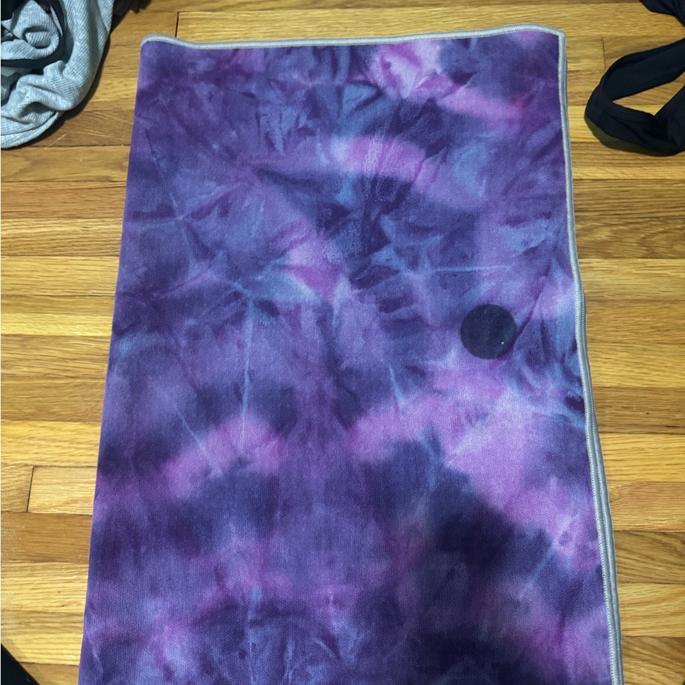 Manduka Purple Tie-Dye Yoga Towel